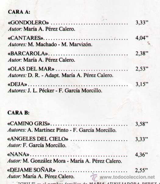 Discos de vinilo: CHILI - COMO UN SUE&Ntilde;O - REF. PRD 96EC - Foto 2
