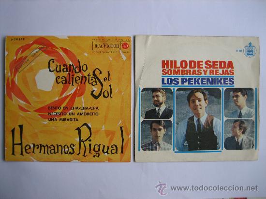 Discos de vinilo: Hermanos Rigual y Los Pekenikes - Foto 1