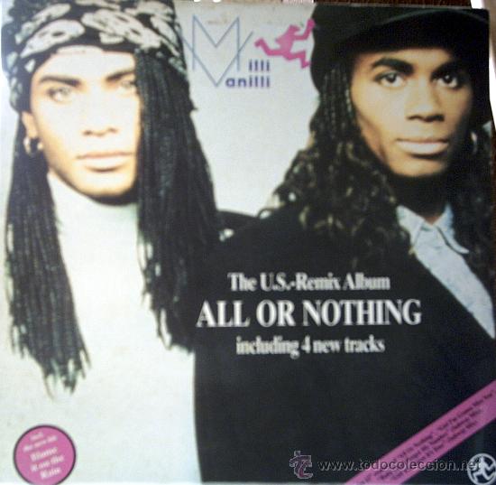 Discos de vinilo: MILLI VANILLI  -  ALL OR NOTHING  - ARIOLA 1989 - Foto 1