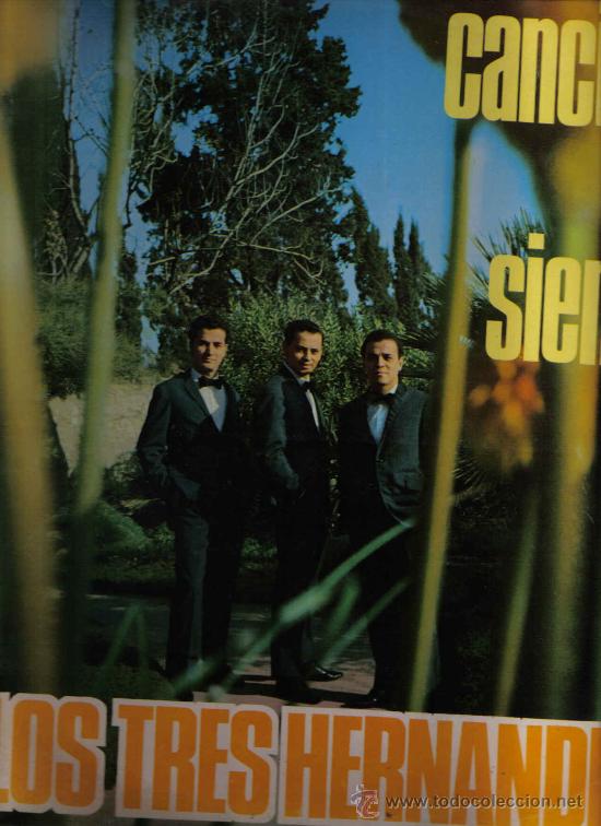 Discos de vinilo: lp LOS TRES HERNANDEZ - CANCIONES DE SIEMPRE - Foto 1