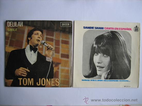 Discos de vinilo: Sandie Shaw y Tom Jones - Foto 1