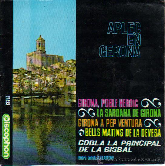 Discos de vinilo: APLEC EN GIRONA / COBLA LA PRINCIPAL DE LA BISBAL - Foto 1