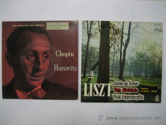 Discos de vinilo: Chopin (Horowitz) y Liszt - Foto 1