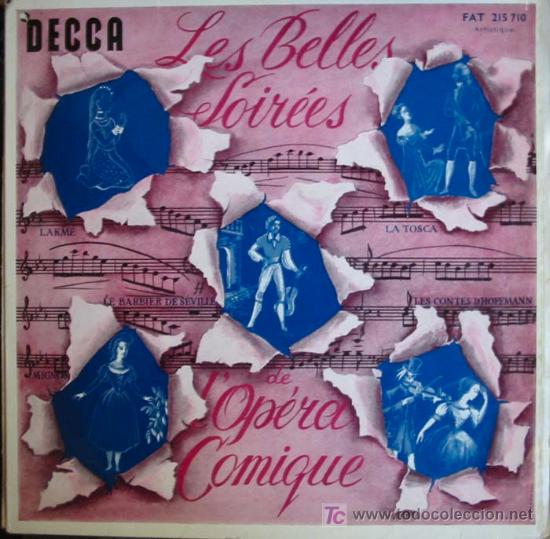 Discos de vinilo: LES BELLES SOIR&Eacute;ES DE L'OP&Eacute;RA - COMIQUE. Decca Fat 215 710