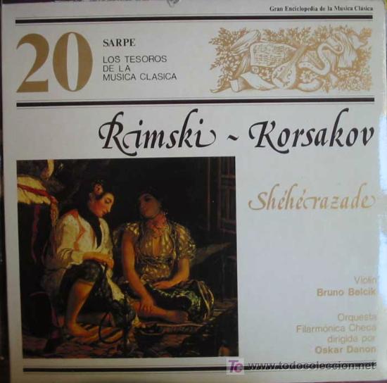 Discos de vinilo: RIMSKI - KORSAKOV : SHEHERAZADE, suite sinf&oacute;nica Op. 35 - Foto 1