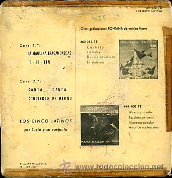 Discos de vinilo: LOS CINCO LATINOS - Foto 2