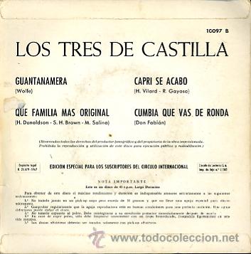 Discos de vinilo: LOS TRES DE CASTILLA - Foto 2