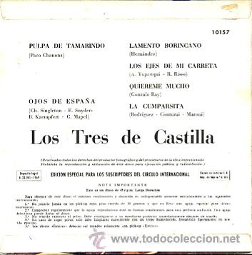 Discos de vinilo: LOS TRES DE CASTILLA - Foto 2