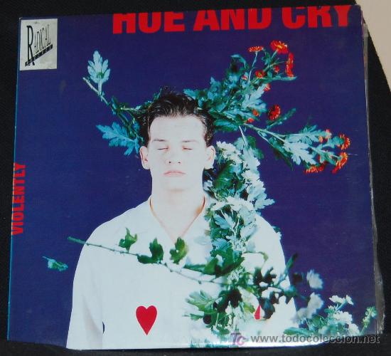 Discos de vinilo: LP DOBLE. HUE AND CRY. VIOLENTLY - Foto 1