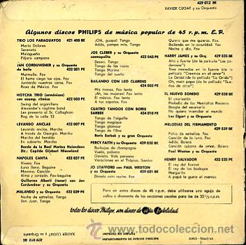 Discos de vinilo: XAVIER CUGAT Y SU ORQUESTA.1959 - Foto 2