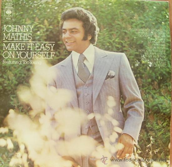 Discos de vinilo: JOHNNY MATHIS - MAKE IT EASY ON YOURSELF LP U.K. - Foto 1