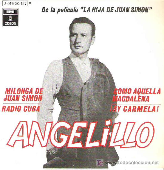 Discos de vinilo: ANGELILLO - MILONGA DE JUAN SIMON + 3 EP **** EMI ODEON - Foto 1