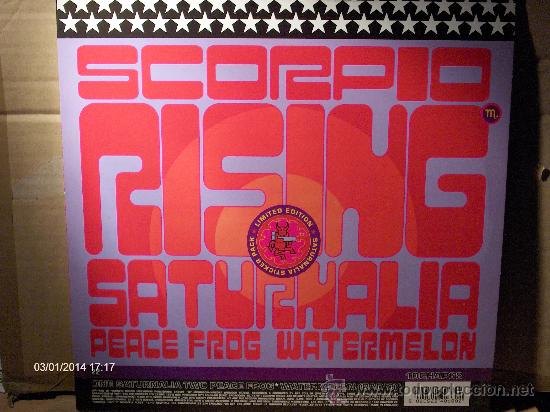 Discos de vinilo: SCORPIO RISING ---- SATURNALIA - 10 INCH - Foto 1