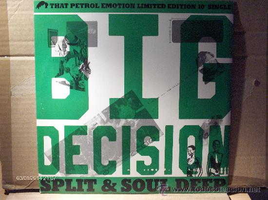 Discos de vinilo: THAT PETROL EMOTION --- BIG DECISION - 10 INCH - Foto 1