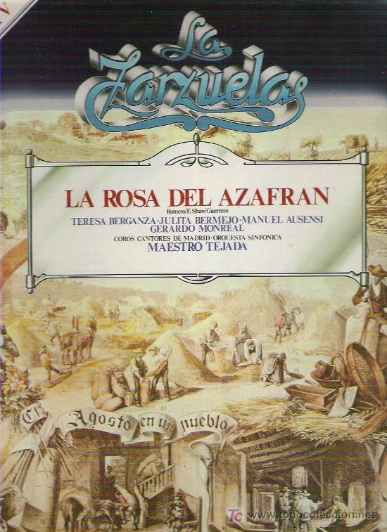 Discos de vinilo: LA ZARZUELA - LA ROSA DE AZAFRAN *** NUM 3 - Foto 1