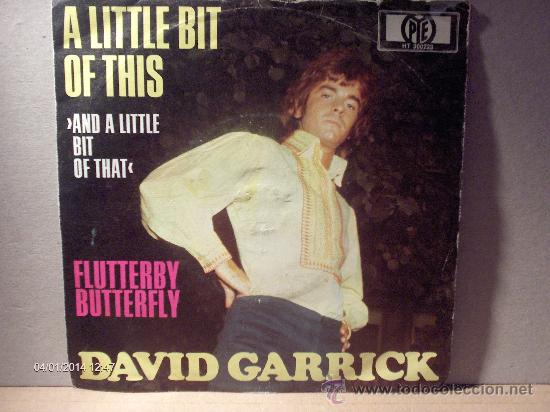 Discos de vinilo: DAVID GARRICK ---- A LITTLE BIT OF THIS - Foto 1