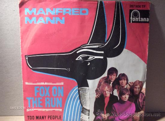 Discos de vinilo: MANFRED MANN ---- FOX ON THE RUN - Foto 1
