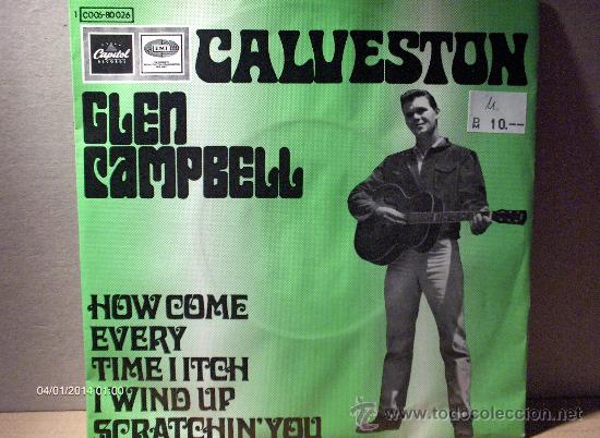 Discos de vinilo: GLEN CAMPBELL ---- GALVESTON - Foto 1