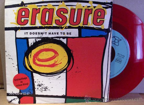 Discos de vinilo: ERASURE ----- IT DOESN&acute;T HAVE TO BE - Foto 1