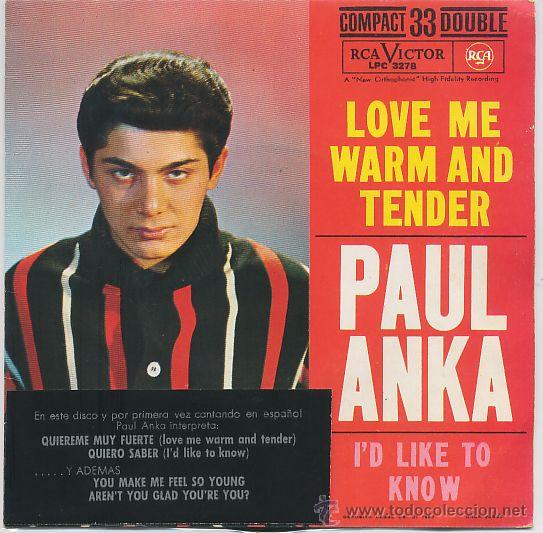 Discos de vinilo: paul anka single 4 temas - Foto 1