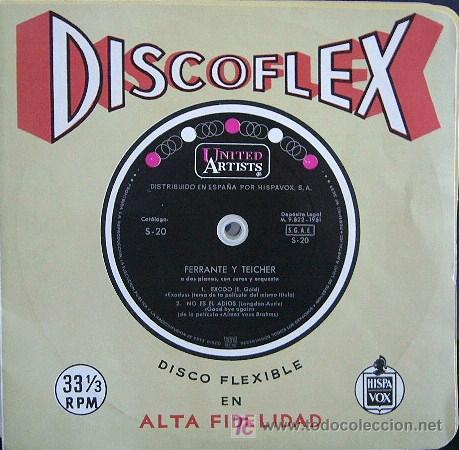 Discos de vinilo: 43.- VINILO SINGLE	. DISCOFLEX HISPAVOX. FERRANTE Y TEICHER. EXODO, NO ES EL ADIOS. - Foto 1