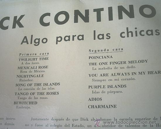 Discos de vinilo: DICK CONTINO - Foto 2
