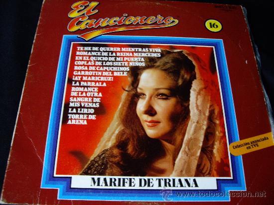 Discos de vinilo: marife de triana-el cancionero - Foto 1