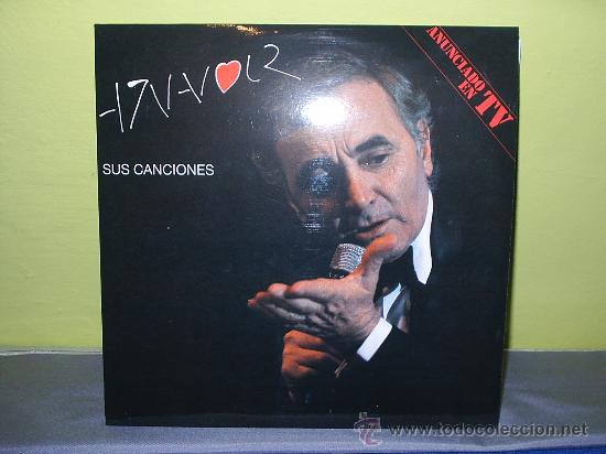 Discos de vinilo: aznavour sus canciones - Foto 1