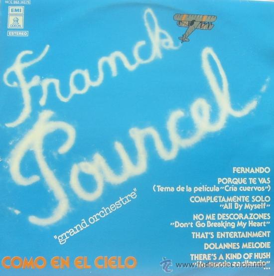 Discos de vinilo: FRANCK POURCEL-COMO EN EL CIELO LP VINILO 1976 - Foto 1