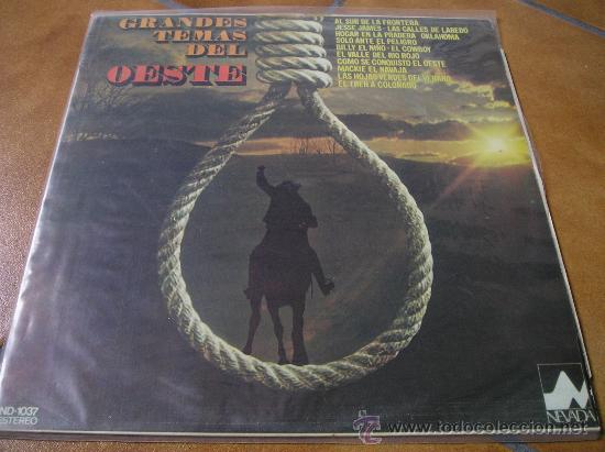 Discos de vinilo: grandes temas del oeste-lp de 1976 - Foto 1