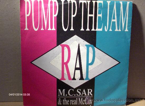 Discos de vinilo: MC SAR ---- PUMP UP THE JAM - Foto 1