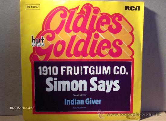 Discos de vinilo: 1910 FRUITGUM CO. --- SIMON SAYS - Foto 1