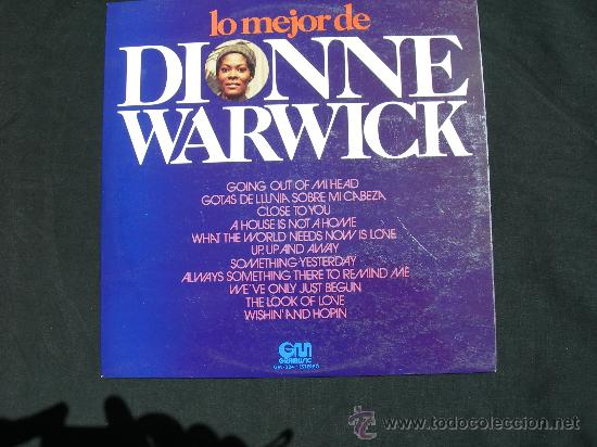 Discos de vinilo: LP DIONNE WARWICK LO MEJOR - Foto 1