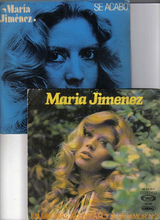 Discos de vinilo: 4 SINGLES DE MARIA JIMENEZ - Foto 2