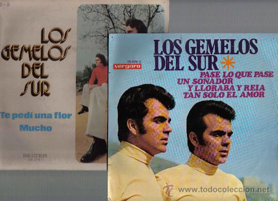 Discos de vinilo: 2 discos de LOS GEMELOS DEL SUR - Foto 1