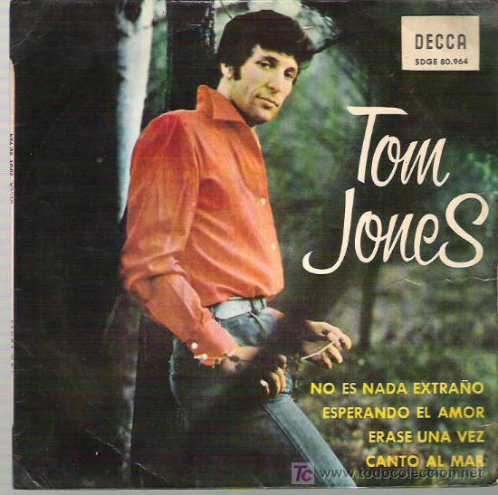Discos de vinilo: TOM JONES - NO ES NADA EXTRA&Ntilde;O EP ** DECCA 1965 - Foto 1