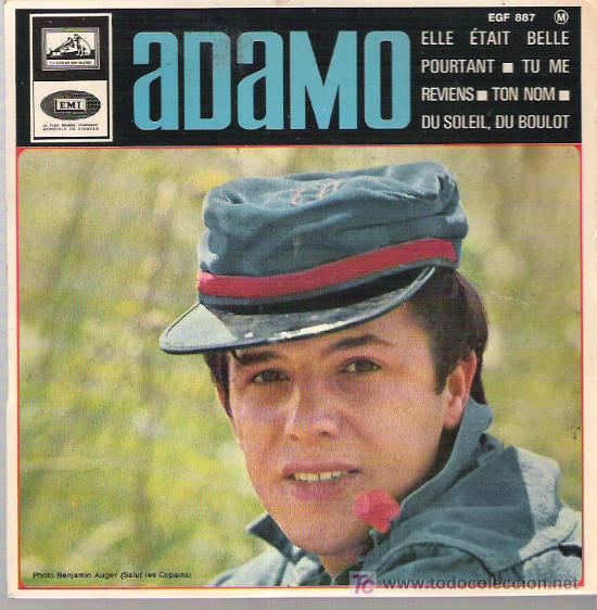 Discos de vinilo: ADAMO - ELE ETAIT BELL *** EP EMI 1965 - Foto 1