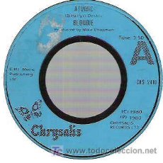 Discos de vinilo: BLONDI - ATOMIC/ DIE YOUNG STAY PRETTY ** CHRYSALIS 1980. Lote 17408239