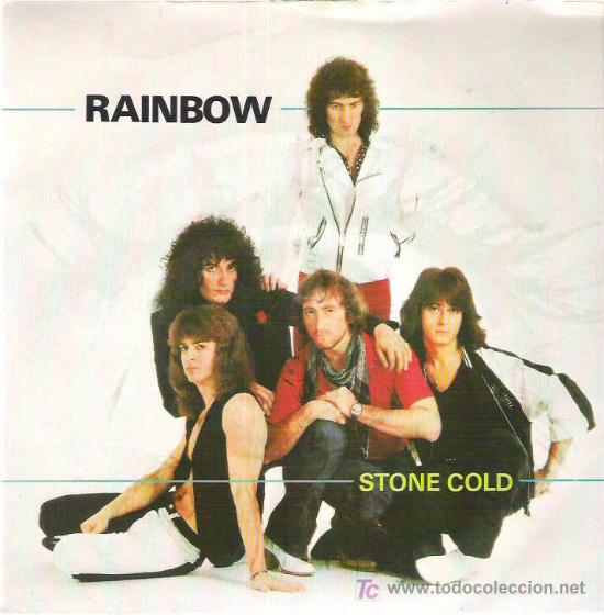 Discos de vinilo: RAINBOW - STONE COLD / ROCK FEVER ** POLYDOR 1982 - Foto 1