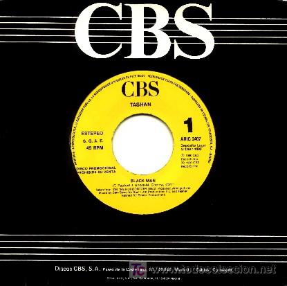 Discos de vinilo: TASHAN &middot;&middot;&middot; Black man - (Single 45 rpm) - Foto 1
