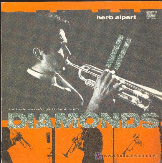 Discos de vinilo: Herb Alpert - Diamonds / African Flame (Edit) - 1987 - Foto 1