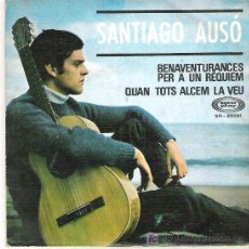 Discos de vinilo: SANTIAGO AUSO - BENAVENTURANCES PER A UN REQUIN *** SONOPLAY 1968. Lote 16378957