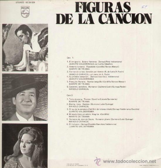 Discos de vinilo: FIGURAS DE LA CANCION / Varios (PHILLIPS 71) - Foto 2