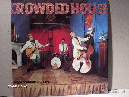 Discos de vinilo: CROWDED HOUSE ----- WORLD WHERE YOU LIVE - Foto 1
