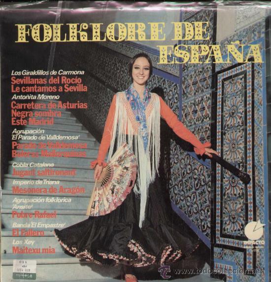 Discos de vinil: FOLKLORE DE ESPA&Ntilde;A / Varios (IMPACTO de 1974)