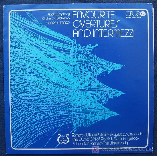 Discos de vinilo: OPUS - OBERTURAS Y INTERMEZZI FAMOSOS - Foto 1
