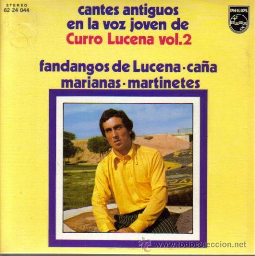 Disques de vinyle: CURRO LUCENA VOL. 2 - SI DE LUCENA ME VOY+ 3 EP RARO 1972