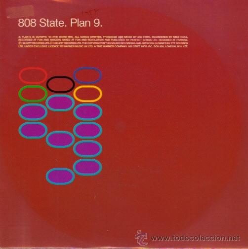 Discos de vinilo: 808 STATE-PLAN 9 SINGLE VINILO 1993 - Foto 1