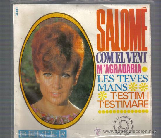 Discos de vinilo: EP SALOME - COM EL VENT + 3 - Foto 1