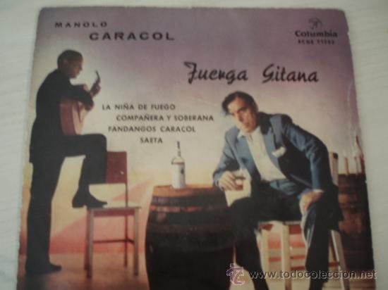 Discos de vinilo: MANOLO CARACOL. A&ntilde;o 1960 - Foto 1